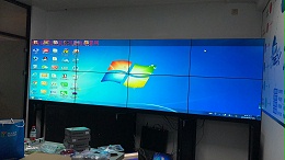 广东珠海慧聪网安装55寸液晶拼接屏工程案例